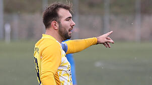 Yannick Stadelhofer, Spielertrainer der SG Dettingen-Dingelsdorf,