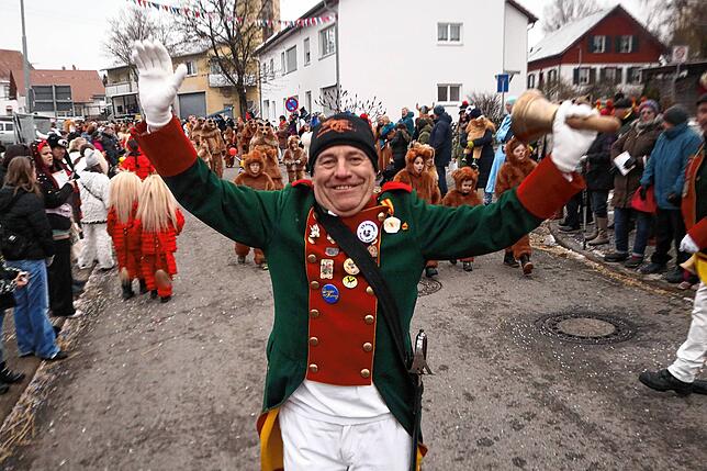 Bild 1: Mühlhofen im närrischen Ausnahmezustand