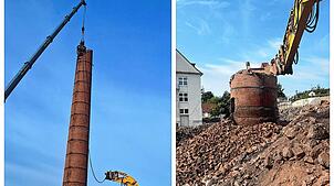 Bild : Wehra-Areal in Wehr: So verschwindet der Schornstein
