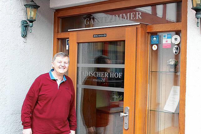Herrmann Schmeißer hat nach knapp 38 Jahren den Badischen Hof verkauft.