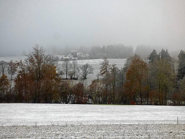 Etwas trister sieht‘s mit Nebel aus.