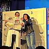 Bei der Fernsehfasnacht werden auch die Publikumslieblinge Claudia Zähringer und Norbert Heizmann, hier beim diesjährigen Narrenspiel ...
