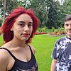 Konstantina Tsilili und Niklas Muffler, die Organisatoren des Jugendforums, im Stadtpark: Nach dem erfolgreichen Jugendforum, wollen sie ...