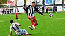Türkischer SV Singen gegen SC Konstanz-Wollmatingen: In der Bezirksliga endete dieses Duell im Oktober 2020 (links auf dem Bild ...