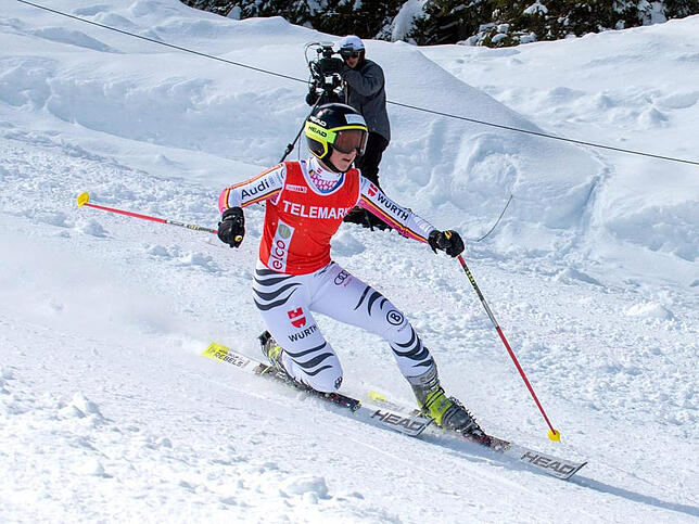 Anna Katharina Keßler vom Deutschen Alpenverein ist deutsche Jugendmeisterin im Telemarken, eine ursprünglich aus Norwegen stammende ...
