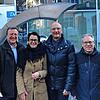 Peter Freisleben, Holger Hagenlocher, Claudia Kessler-Franzen, Wilfried Trah, Oliver Rahn und Thomas Schleicher (von links) starten ...