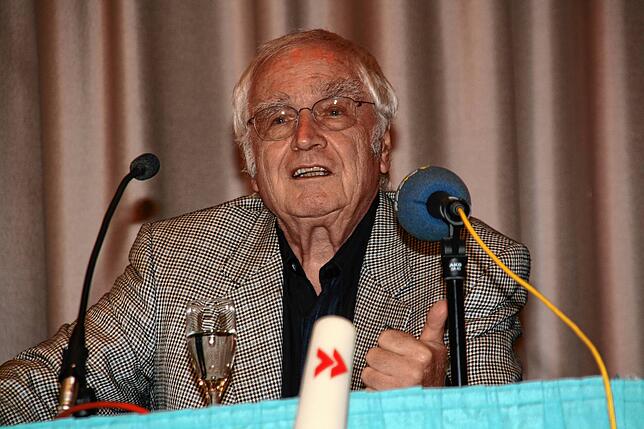 2007: Walser bei der Filmpremiere von Ein fliehendes Pferd.