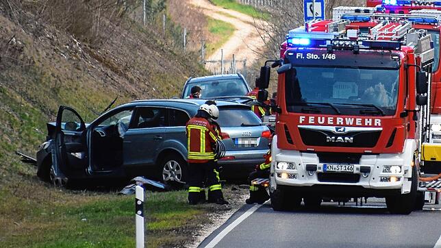 Kurz nach der ersten Grünbrücke nach Stockach-Ost auf der B31-neu geschah am Gründonnerstag ein Unfall. In diesem Bereich kracht es oft.