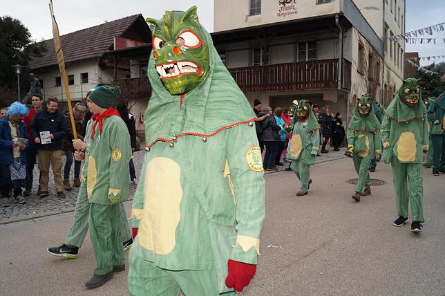 Bild 22: So schön war der Umzug der Hölzlegeister in Frickingen