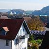 Blick über die Dächer Hohentengens hinüber ins Schweizer Weiach (im Hintergrund). Dort könnte die Oberflächenanlage für ein atomares ...