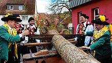 Bild : Froschzeller Holzer feiern 50 Jahre: Höhepunkte vom Jubiläum mit Umzug und Zunftmeisterempfang