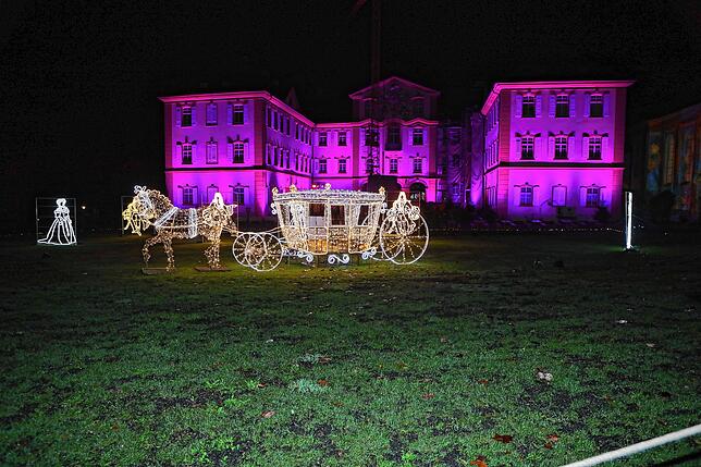 Bild 14: Insel Mainau: Bilder vom Start des Christmas Garden 2023 - Teil 2