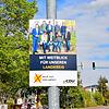 In Radolfzell hängen sie schon: Plakate zur Kommunalwahl am Sonntag, 9. Juni, wie dieses von der CDU für den Konstanzer Kreistag. Warum ...