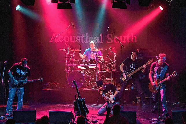 Acoustical South in Aktion 2018. Die Band gibt es seit über 20 Jahren.