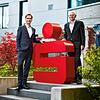 Wolf Morlock, Vorsitzender des Vorstands der Sparkasse Hochrhein, (rechts) und sein Stellvertreter David Gerstner sind für 2025 guter Dinge.