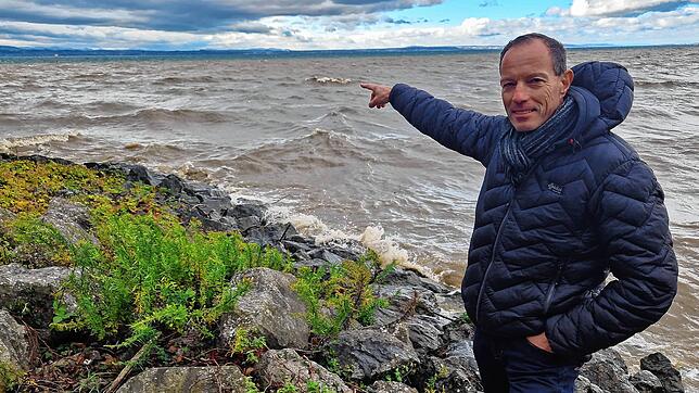Im Sommer war eine 72-jährige Schwimmerin vor Langenargen in Not geraten. Ralf Michel war mit seinem SUP glücklicherweise rechtzeitig ...