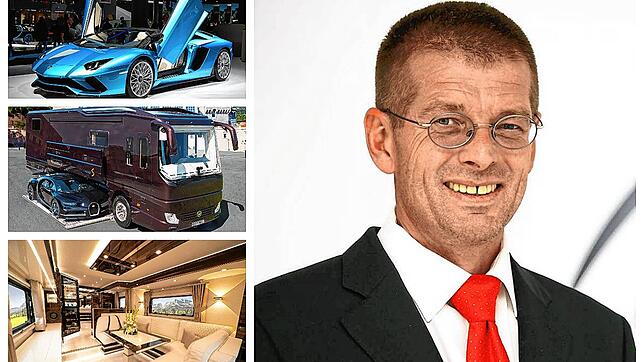 Bruno Göggel hat einmal klein begonnen und kann sich heute offenbar jeden erdenklichen Luxus leisten: Vom Lamborghini-Sportwagen bis zum ...
