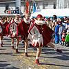 Der Narrenverein Eggingen beim Umzug am Fasnachtsmontag in Stühlingen 2020, im Bild die große Garde. Für die Jugend erhält der Verein ...