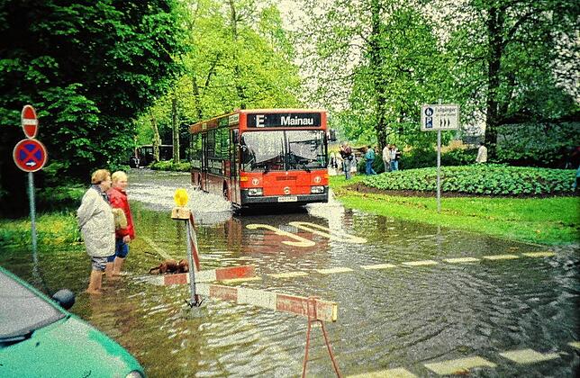 Bild 31: Hochwasser am Bodensee 1999: Diese Leserbilder zeigen das Ausmaß in Konstanz
