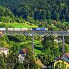 Ein solches Bild hat es seit fast 70 Jahren nicht mehr gegeben: Ein Güterzug fährt auf dem Eisenbahnviadukt über Epfenhofen hinweg. ...