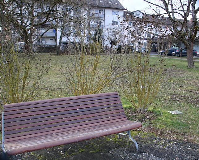 Außer einer Bank zum Ausruhen liegt das Grundstück neben dem ehemaligen Frischemarkt Günther brach. Dies könnte sich mit dem geplanten ...