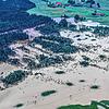 Leutkirch im Allgäu am 4. Juni: Im Bereich Taufach und Fetzachmoos sind Teile der Landschaft überschwemmt (Aufnahme mit einer Drohne).