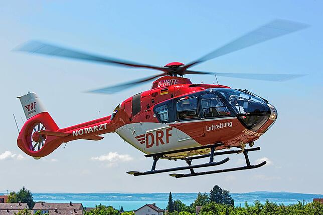 Der Rettungshubschrauber „Christoph 45“ hat seinen Standort in Friedrichshafen.