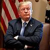Donald Trump, Präsident der USA, wegen einer Änderung des Formats nicht am zweiten TV-Duell mit seinem Herausforderer Joe Biden in der ...