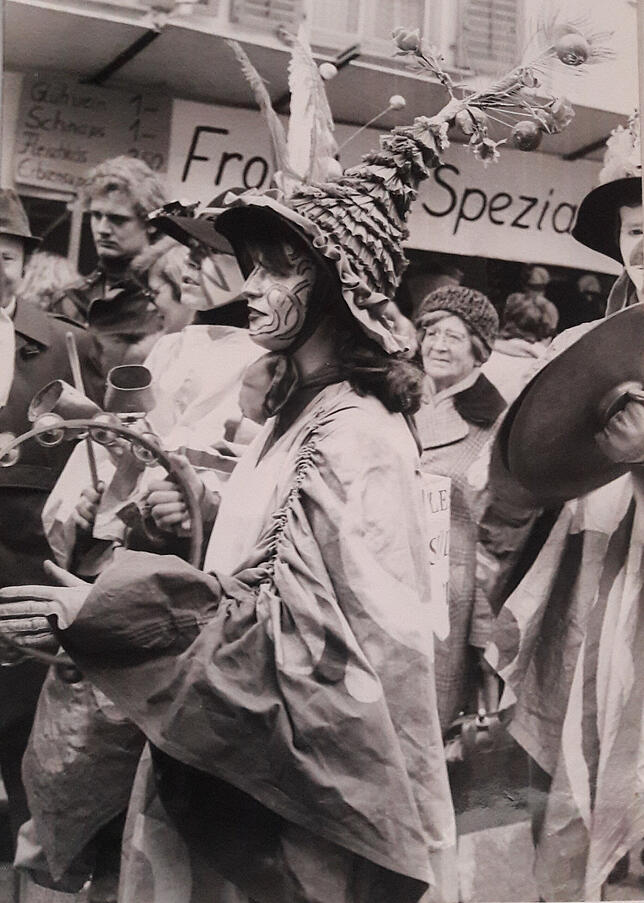 Eine Waldstadtfägerin in Aktion um 1981.