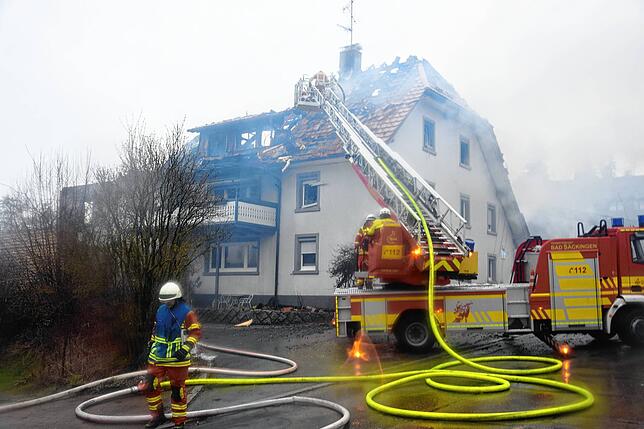 Bild 4: Brand im Sägewerk: Bilder vom Einsatz in Murg-Hänner