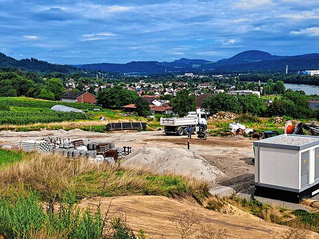 So sah es noch im Sommer 2023 im Neubaugebiet Leimet III aus.
