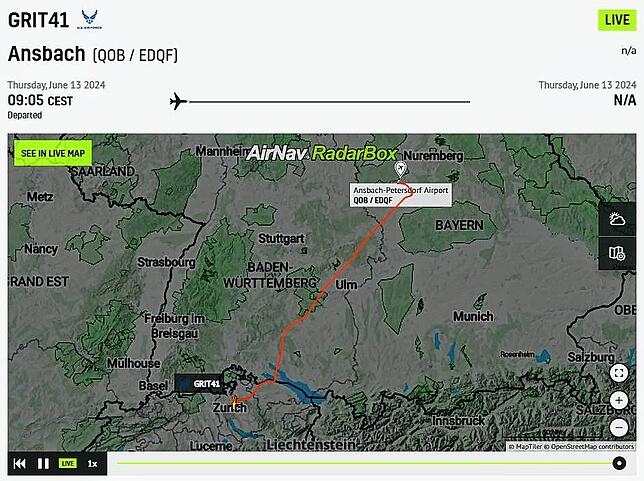Bild 2: US-Militärhubschrauber über dem Bodensee - Wohin fliegen sie?