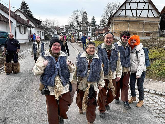 Bild 13: Fasnet in Lellwangen: 220 Narren feiern mit Musik und Freude -  hier die Bilder!
