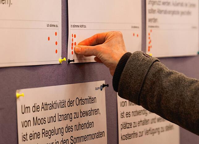 Ein Bürger bewertet die Prämissen des Parkraumkonzeptes.