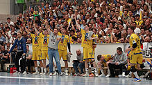Gänsehaut pur: Die Konstanzer Fans in der Schänzlehalle beim packenden Aufstiegsspiel der HSG.