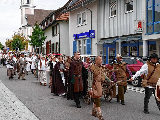Bild 38: Der Freiheitszug der Hegauer 1524