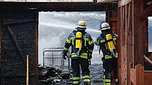 Bild : Feuer auf Messegelände! So dramatisch war der Einsatz der Feuerwehr in Friedrichshafen