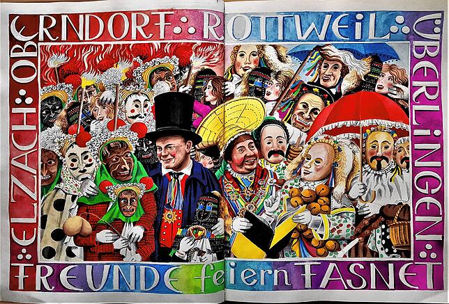 An der Fastnacht 2020 war Überlingen Gastgeber beim großen Narrentreffen des Viererbundes. Die Zünfte aus Elzach, Oberndorf und Rottweil ...