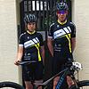 Neues Outfit: Silja und Tobias Senn fahren für &bdquo;Team Bike Service Partner&ldquo;.
