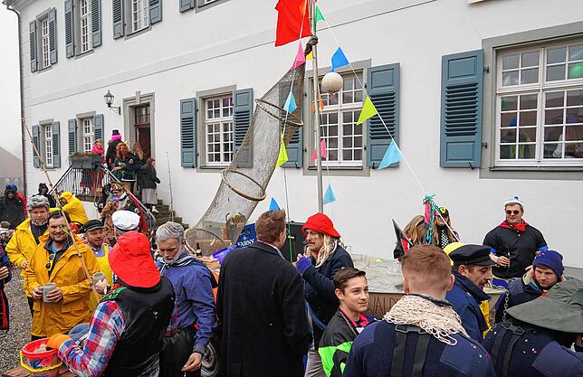 Bild 1: Bilder vom Rathaussturm in Hagnau