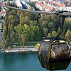 In Konstanz ist die Gondel über den Seerhein längst vom Tisch (Symbolbild, Montage). Im Kanton Aargau wird über eine Seilbahn über den ...