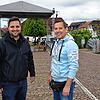 Florian Hank (links), technischer Leiter, und Jens Neumann, Veranstalter des Markdorf Open Air, hoffen auf gutes Wetter und möglichst ...