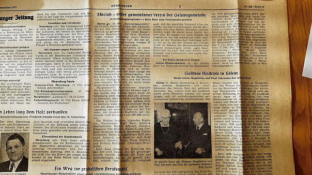 „Skiclub – erster gemeinsamer Verein der Gesamtgemeinde“ titelte der SÜDKURIER am 6. Dezember 1973.
