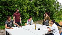 Die Waldbühne Sigmaringendorf spielt eine Komödie in der Donau-Lauchert-Halle. Das Freilichtspiel musste abgesagt werden.