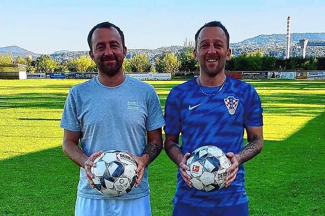 Sind wieder da: Die Zwillinge Velibor (links) und Veselin Radic spielen künftig wieder beim SV Obersäckingen.