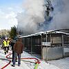 Eine Gartenhütte in der Gottmadinger Kleintierzuchtanlage wurde bei einem Feuer am Donnerstagnachmittag vollständig zerstört. Das dort ...