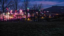 Dieses Bild wird sich im Hegau, wie vor einigen Jahren über Tengen, wieder bieten. Feuerwerk-Artikel dürfen im Gegensatz zu 2020 und ...