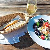 Reichenauer Salat und Reichenauer Grauburgunder in der Sandseele.