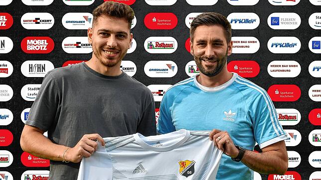 Angelo Armenio und Trainer Michael Hagmann