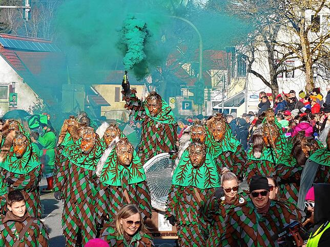 Bild 1: Großer Jubiläumsumzug der Narren in Niedereschach – Teil 2